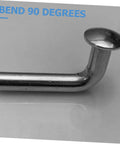 Top Tier Heavy Duty Pallet Rack Safety Pins 35 Piece Set bent steel drop pin with a 90-degree angle for secure locking.