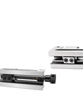 Top Shelf Industrial Right Angle Vise For CNC Milling Machines And Bench Grinders Hella Sturdy Hardened Steel precision vise with clamp screw.