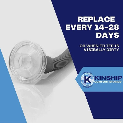 Inline CPAP And BiPAP Filters For DreamStation And ResMed Sleep Machines 22mm Tubing Quick Install No Fuss Plug In 99.99 Percent Filtration Replacement Filters 10 Pack Cleaner Air