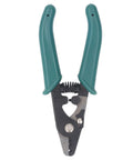 Heavy Duty 3 Hole Wire Stripper With Knockout Ergonomic Grip And Ridiculously Smooth Adjustable Aperture for efficient stripping.
