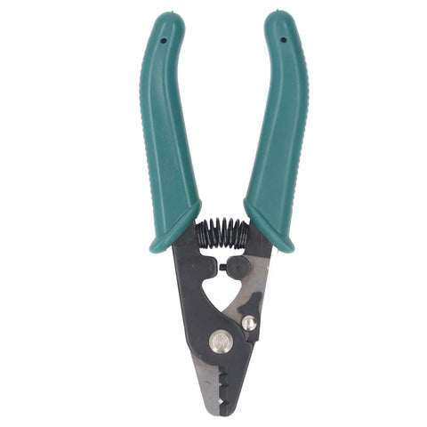 Heavy Duty 3 Hole Wire Stripper With Knockout Ergonomic Grip And Ridiculously Smooth Adjustable Aperture for efficient stripping.