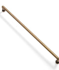 Antique Brass Cabinet Pulls 18 Inch Heavy Duty Zinc Alloy Handles For Large Wardrobe And Vintage Drawer Hardware