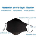 KF94 4 Layer Protective Face Mask 100 Count Black For Adults And Older Kids Individually Wrapped Made In South Korea Certified Safe