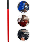 Rock Solid Vertical Hydraulic Bottleneck Jack For Cars 5 To 10 Ton Capacity Red Compact Portable Design With Tough Carbon Steel Handle.