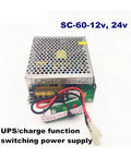60W Switching Mode Power Supply With UPS And Charge Function Converts 110/220V AC To 12V Or 24V DC Battery Charger For Backup Power