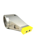 Heavy Duty Hydraulic Torque Wrench With Anti Corrosion Alloy Body And Square Drive Featuring 360 Degree Swivel Arms Push Button Shaft And Rock Solid 700 Bar Performance reaction arm in silver and yellow.
