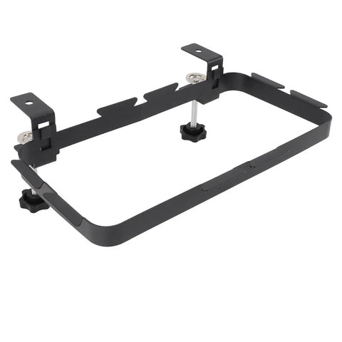 Heavy Duty Trash Bag Holder Rack With Adjustable Clamp Garbage Hook, carbon steel clamp rack for mounting on kitchen counters.