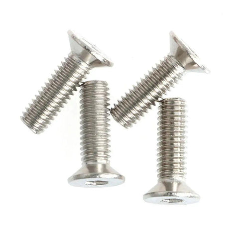 Close-up of screws from Universal Aluminum Bumper Fastener Kit With Quick Release Bolts And Washers For Front And Rear Bumpers Trunk Fender