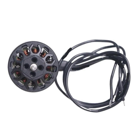 Close-up of one motor from Four Pack 2006 1950KV Brushless Motors For RC FPV Drones Fits 3Point5In 4In 5In Freestyle Builds Snap In Mount Rugged Casing For B35 Drone High Performance Power With Easy Install