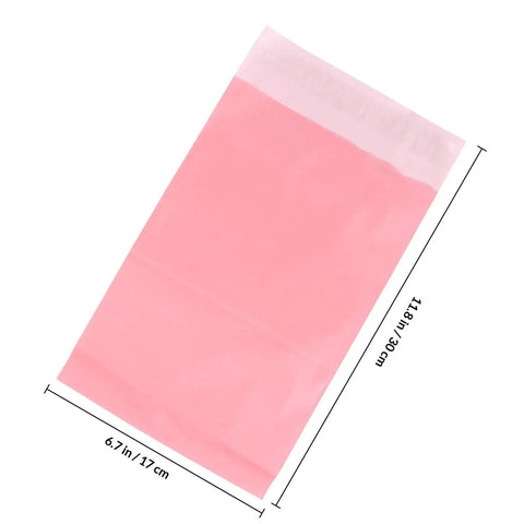 Pink Waterproof Self Sealing Mailing Bags Made From Sturdy PE Plastic Reusable Envelopes For Packing And Shipping Your Go To Bags 200 Pack