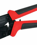 Pro Wire Crimping Tool With Interchangeable Jaws For Spark Plug Wires And Stripping Ratchet Action Multicolor Finish