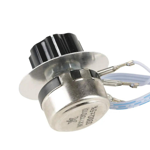 4-20mA Current Output Generator Module For PLCs And Frequency Converters, close-up of potentiometer and wiring, 12-24V DC power supply
