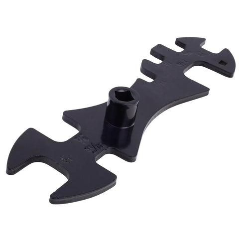 10 Way Cylinder Welders Wrench Kit With 7/16 Inch To 1 1/8 Inch Openings Forged Steel Socket Tool 3/8 Inch Square Drive angle view