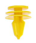 Built Dang Tough Nylon Door Trim Panel Push Retainer Fastener Clips For Jeep Grand Cherokee 50 Pack yellow clip detail view