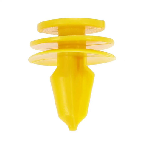 Built Dang Tough Nylon Door Trim Panel Push Retainer Fastener Clips For Jeep Grand Cherokee 50 Pack yellow clip detail view
