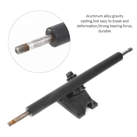9 Inch Electric Skateboard Truck For E Skateboard Longboard CNC Machined Aluminum Alloy 4 Hole Base side view