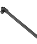 Aluminium alloy height adaptor bar with clamp knob; shaft extender for precise measurement (side view)