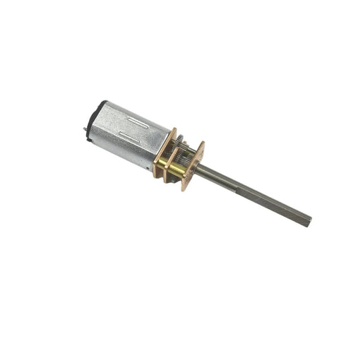 Tiny But Mighty N20 Micro Gear Motor 5V DC 30RPM Geared Motor For Robotics Set Of 3 High Torque Mini Gearbox Motors - side view