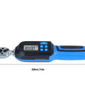 Digital Torque Wrench With Electronic Ratchet, Quarter Inch Drive, 1.5 To 30 Nm Range, Memory Data Storage, Buzzer And LED Indicator, Ideal For Car And Motorcycle Maintenance And Repair, 240mm