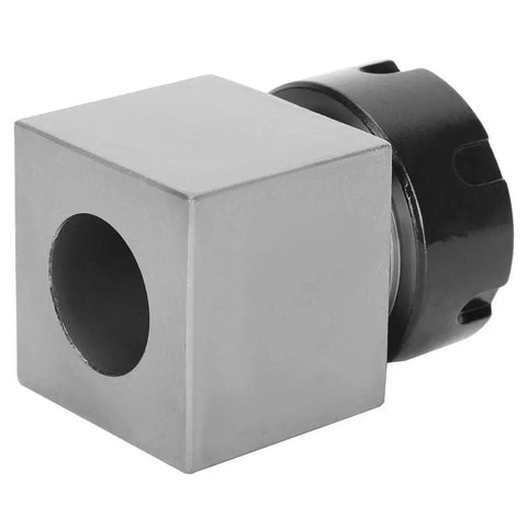 Premium Er-32 Square Collet Chuck Block Holder For Cnc Lathe With Dead Nuts Smooth Through Hole Design For Extended Turning Tasks And Battle Ready Hard Steel Build