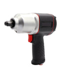 Heavy Duty Pneumatic Air Hammer And Impact Wrench Pumping Eight Hundred Fifty Newton Meters Of Serious Torque For Fast Track Tire Swaps showing a close-up view.