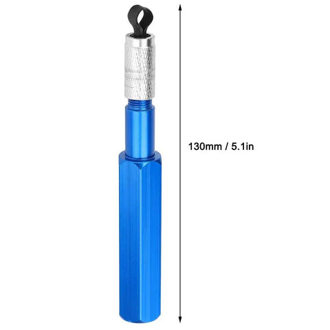 Floor Welding Tools Kit With Ergonomic Grip For PVC Floor Work Skiving Knife, 130mm, blue aluminum handle and blade tip