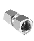 One Quarter Inch Through Two Inch BSPP Female Stainless Rotary Union Socket Coupler For Flexible Piping In Water Gas And Fluid Transmission Systems Premium 304 Stainless Steel Construction With Corrosion Resistant Design. 304 steel BSPP female threaded coupler