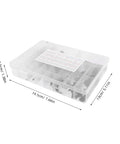 Crescent Woodruff Key Set Pro Grade Full Carbon Steel Keyway Assortment Kit for pulleys enclosed in transparent box
