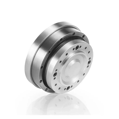 Top Tier Input Shaft Harmonic Drive Reducer, Smooth Operator Precision Gearbox For Stepper And Servo Motors, HST40 IV 80 To 1 Ratio, steel design.