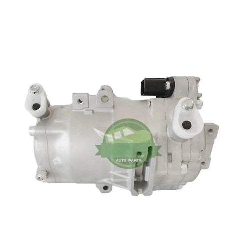 Hybrid Electric Air Conditioning Compressor Direct Fit Nissan C27 Serena E Power R134a showing side view with electrical connector.