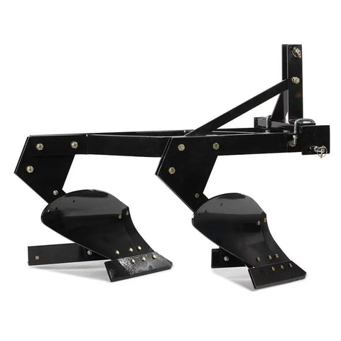 Three Point 21 Inch Double Moldboard Turn Plow For Category 1 Tractors Tow Behind Dual Turning Plow Aerates Soil Tills