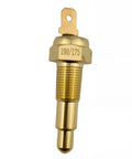 Ground Thermostat Switch 1/8 NPT Automotive Fan Control With 190F On And 175F Off Grounding Fan Circuit Universal Fit For Cars And Trucks Durable Temperature Switch For Cooling Fans, brass sensor