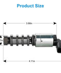 Engine Variable Valve Timing VVT Solenoid For Honda Accord 2008-2012 CR-V 2012-2014 shown with dimensions 3.68in x 4.11in