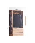 Custom Walk In Closet System With Sturdy Wooden Drawers And Flexible Shelves Modular Wardrobe Organizer Featuring Hanging Rods and jackets on hangers