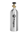 Lightweight 5 Lb Aluminum CO2 Tank For Draft Beer Dispensing Empty Silver Gas Cylinder For Home Bar Or Tap System Brand New Not Refurbished Easy To Handle And Transport