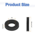 M3 Rubber Flat Washer 6mm OD 3mm ID 1mm Thick Anti Vibration Gasket for RC Flight Controllers And Drones product size diagram