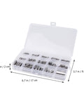 140 Piece Square Parallel Bond Kit Flat Head Machine Keys Connective Pins Solid Steel Build For Tight Workpiece Connections Good For DIY Shelves Electrical Appliances Pro Workshop Assembly This Heavy Duty Key Set Is A Game Changer For Repairs. plastic case with 140 piece square parallel keys, 6.7 x 3.7 in, solid steel