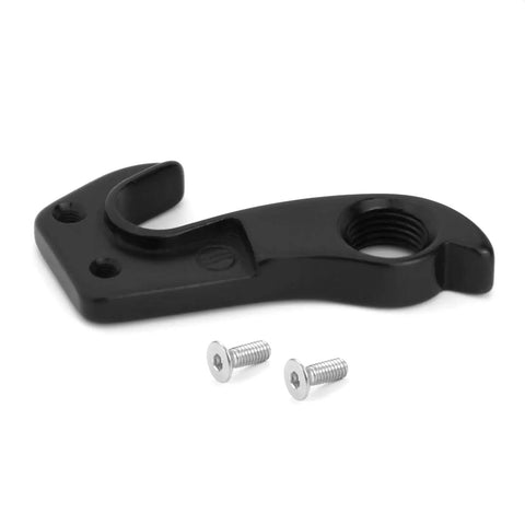 Derailleur Hanger Replacement For Giant And LIV Bikes Precise Shifting Repair Part For Rear Derailleur, black aluminum with screws