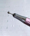 Close-up of the diamond grinding head of the Ultra Mini Electric Micro Hole Internal Chamfering Machine Deburring Tool