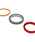 Heavy Duty Hydraulic Cylinder Seal Kit For Bush Hog Front End Loader M300 And Two And A Quarter Inch Cylinder With One And A Half Inch Rod Fits 2426QT 2427QT 2446QT 2447QT Mid Mount Loader Rebuild Kit seal rings