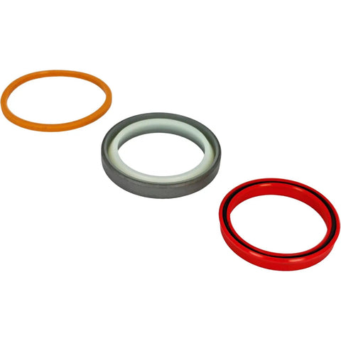Heavy Duty Hydraulic Cylinder Seal Kit For Bush Hog Front End Loader M300 And Two And A Quarter Inch Cylinder With One And A Half Inch Rod Fits 2426QT 2427QT 2446QT 2447QT Mid Mount Loader Rebuild Kit seal rings