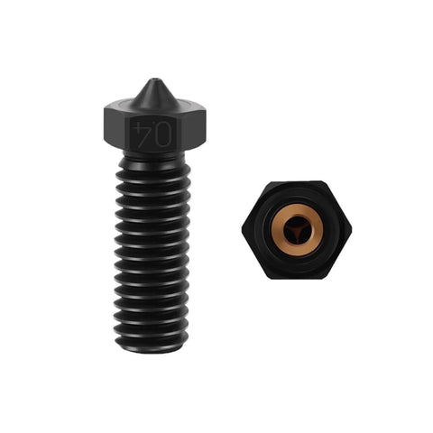 Built Tough Hardened Steel Nozzle Compatible With Volcano Printers Featuring Three Hole Mount And High Flow Setup In Zero Point Eight Mm That Upgrades Your Workflow And Keeps Prints Rolling Smooth