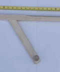 Wooden Snath Handle For Harvest Tools, 68 Inch Length, Dual Fixed Handles, Not Adjustable, Made In Austria, with measuring tape