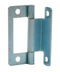 Heavy Duty Steel Cranked Flush Hinge For 15-19mm Cupboard Doors Zinc Plated Hardware For Caravans Mobile Homes Utility Cabinets And Louvre Doors 5 Pack Bundle