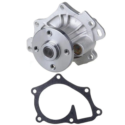 Heavy Duty Direct Replacement Water Pump With Gasket For Toyota And Scion Engines showing steel impeller and gasket.