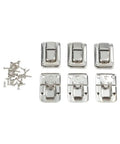 Secure Your Gear With These Small Nickel Toggle Latches, pack of six heavy duty 38x25mm iron latches with screws.