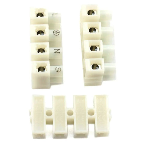 Go-To 30 Pack Screw Type Quick Connect Terminals 450V 45A Wire Connectors 22-10AWG 2P 3P 4P Universal Reusable Clamp