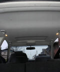 GoldWheel Auto Headliner Fabric, 60x40 in, foam-backed light grey interior roof material for vehicles