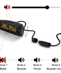 Four Sensor Parking Sensor Kit With Back Up Radar System For Trucks Trailers RVs Vans 24V Distance Detection LCD Alarm screen
