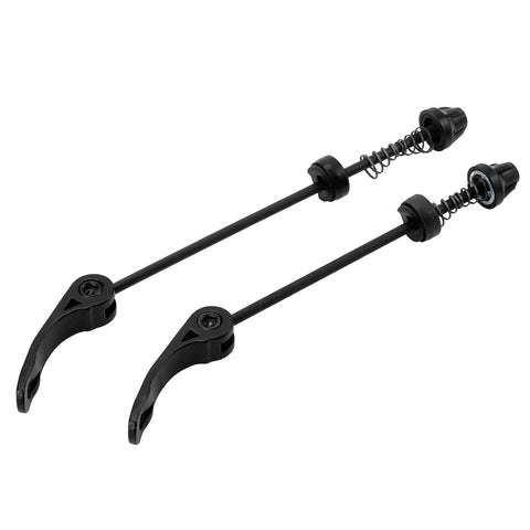 Quick Release Bike Axle Skewers Set For Front And Rear Wheels With Hollow Shafts, Replaceable QR Skewers, 1 Pair Included